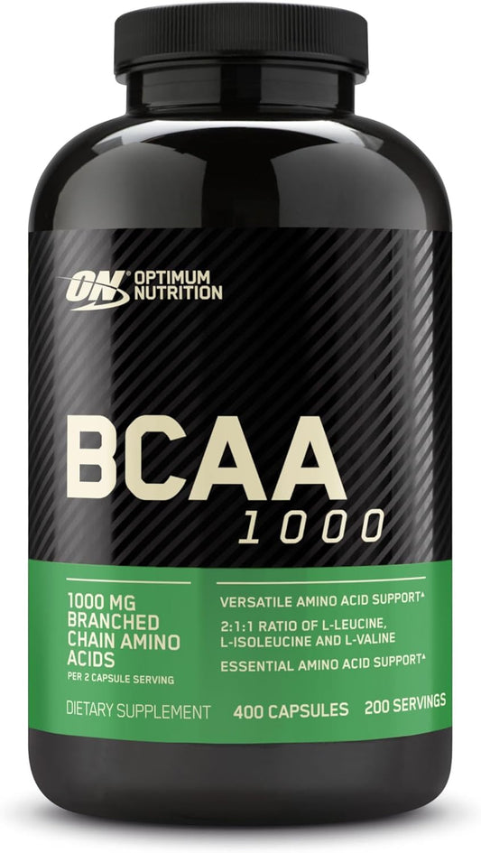 Optimum Nutrition Instantized BCAA Capsules 1000mg, 400 Count